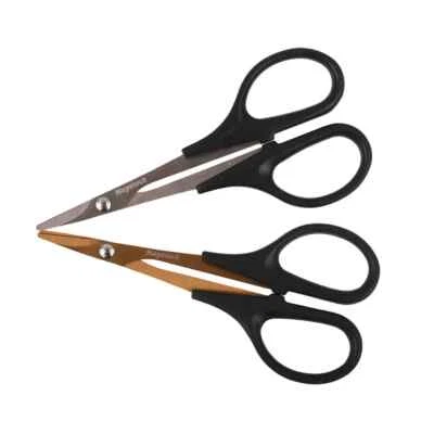 Curved Titanium Coated Scissors for RC Car Truck Body Shell Hobby (US Seller) - Image 1 of 4