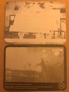 CAPTAIN SCARLET AND THE MYSTERONS 50 YEARS: PRINTING PLATE PAIR: BASE CARD 34 - Picture 1 of 1
