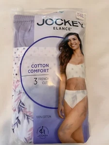 Jockey 1485 französisch geschnittene Höschen 3 Paar Größe 11 4XL - Bild 1 von 1