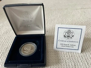 United States Mint 1999-P 1 $ Susan B. Anthony Dollar Münze PP (J359) - Bild 1 von 9