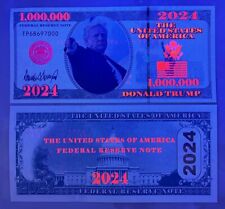 Donald Trump President 2024 100 Pack Re Election Collectible Dollar Bill Novelty