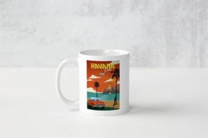 Custom Coffee / Tea Mug -  Vintage Cuba Travel Poster Graphic #9 - Picture 1 of 2