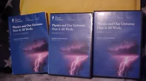 Great Courses Physics & Our Universe: How it All Works Book & DVD Vols. 1&2 - Foto 1 di 5