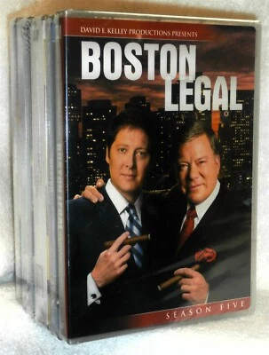 Boston Legal Complete Series 1 2 3 4 5 (DVD, 2009) James Spader William Shatner - Image 1 of 4