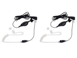 Auriculares de Vigilancia Motorola 1518 con Micrófono PTT - Blanco y Negro Comunicado 2 Vías - Imagen 1 de 3