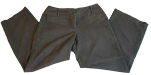 Dressbarn Womens Size 12 Brown Stretch Pants Straight Leg Casual Dress Pants - Picture 1 of 6