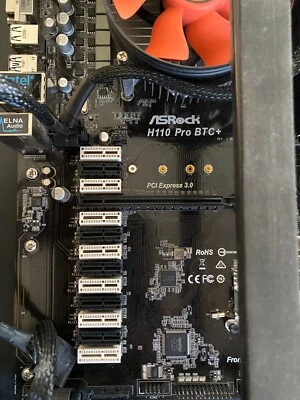 Bitcoin Rig: ASROCK H110 PRO BTC+, CPU, PSU, 16GB DDR4 - Mining Mastery - Image 1 of 4