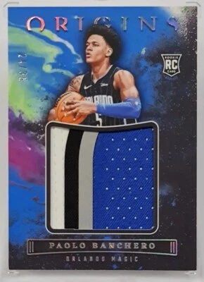 2022-23 ORIGINS PAOLO BANCHERO JUMBO JERSEY PATCH RC ROOKIE /35 MAGIC *HOT* - Image 1 of 3