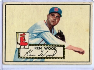 1952 Topps Ken Wood Boston Red Sox #139 🚀😳💥 G/G+ - Picture 1 of 2