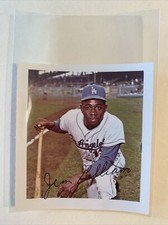 Jim Gilliam Los Angeles Dodgers 1964 Wheaties Baseball Stamp