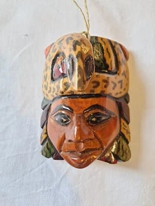 Aztec Mayan Guatemalan Mask - Picture 1 of 4