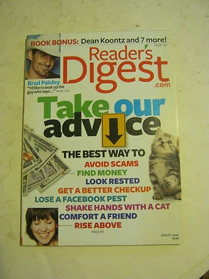 August 2009 Reader's Digest Magazine - Take Our  Advice (042-2) - Image 1 of 2