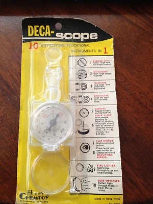 Mira telescópica educativa ChemToy 1972 vintage tienda de centavos sellada en paquete Foto 1 de 4