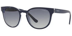 Vogue Women's Top Blue/Flowers Blue Soft Square Sunglasses - VO5271S 29584L 53 - Picture 1 of 4