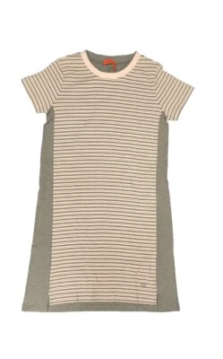 NWT NEW Sonia Rykiel Girls Grey and Pink Striped Dress 14y - Image 1 of 2