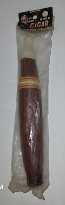 Disfraz de payaso hobo cigarro plástico Jumbo Topstone vintage novedad nuevo en paquete Hong Kong Foto 1 de 2