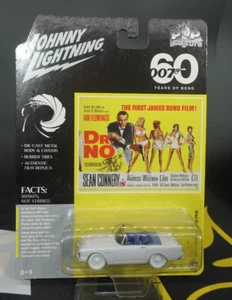 Johnny Lightning 1962 Sunbeam Alpine Dr No James Bond White Lightning 1/64 - Picture 1 of 2