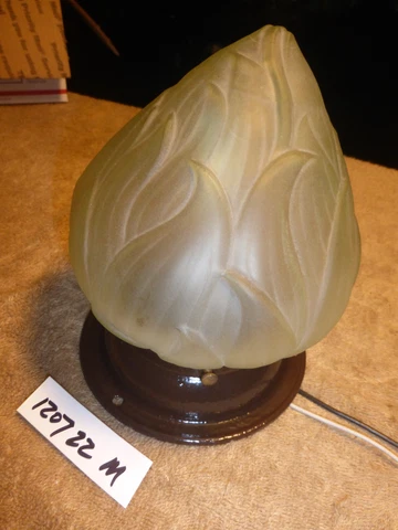Vintage Antique Cast Iron Glass Flush Mount Light Fixture 120722 M Cover