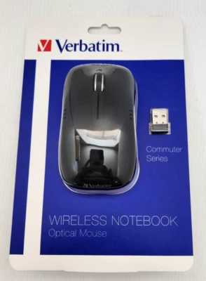 New  VERBATIM 99765 Wireless Notebook Optical Mouse Matte Black - Image 1 of 2