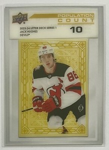 Jack Hughes, 2023-24 Upper Deck Population Count 10 - Devils