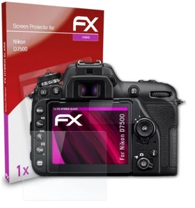 atFoliX Verre film protecteur pour Nikon D7500 9H Hybride-Verre - Photo 1 sur 5