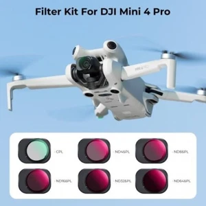 K&F Concept CPL+ND4&PL+ND8&PL+ND16&PL+ND32&PL+ND64&PL Filters for DJI Mini 4 Pro - Picture 1 of 21