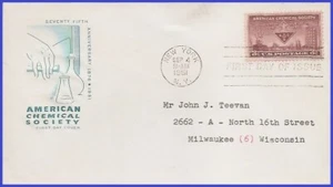 USA4 #1002 ADDR HOUSE OF FARNAM FDC   American Chemical Society - Picture 1 of 1