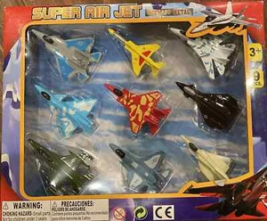 9PC Diecast Model Toy Super Air Plane Jet Collection Set - Picture 1 of 1