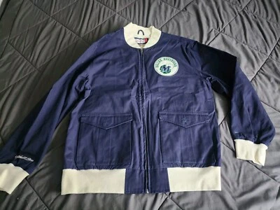 Authentic Mitchell & Ness NBA Dallas Mavericks Dirk Nowitzki Jacket Sz Large  - Image 1 of 4