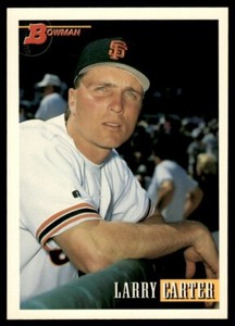 1993 Bowman #168 Larry Carter San Francisco Giants Rookie
