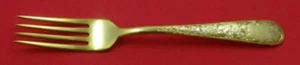 Old Maryland Engraved Vermeil by Kirk Sterling Silver Place Size Fork 7 1/4" - Picture 1 of 2