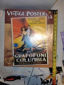 Vintage Poster Puzzle 1000 PC'S GRAFOFONIA COLUMBIA Line BGI READ Sealed NEW - Picture 1 of 4