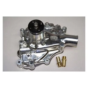 PRW 1430210 Polished High Perf Alum Water Pump FORD 302 351W 1970 to 1987 - Picture 1 of 3