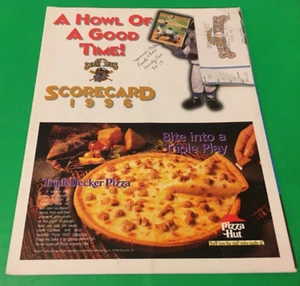 ERIE SEAWOLVES 1996 Game Scorecard & Ticket Stub 31.08.96 Baseball LESEN - Bild 1 von 9