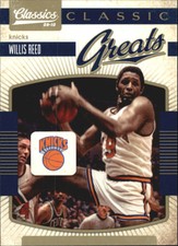 2009-10 Classics Classic Greats Gold Knicks Basketball Card #30 Willis Reed /100
