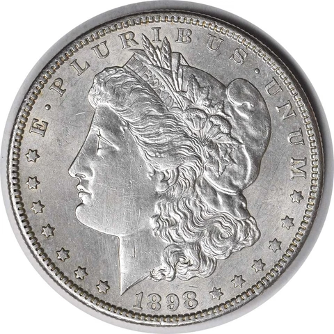 1898-S Morgan Silver Dollar AU Uncertified #203 Cover