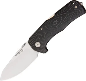 Lion Steel TM1 Black Micarta Satin Sleipner 60-61 HRC Lockback Knife TM1MS - Picture 1 of 1