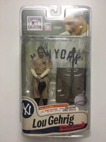LOU GEHRIG Collection - 4 McFarlane Toys + BONUS Cover