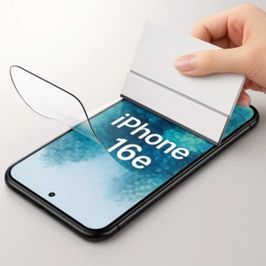 2x Apple iPhone 16e Displayschutz Panzer Flexible Folie TPU Gorilla Schutzfolie - Zdjęcie 1 z 9