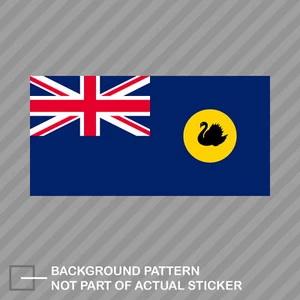 Western Australia Flag Sticker Decal Vinyl australia coa seal of wa - Picture 1 of 1
