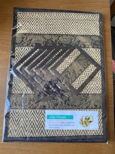 ✨ Brand New Woven Reed Placemat Set Stylish ✨ - Picture 1 of 5