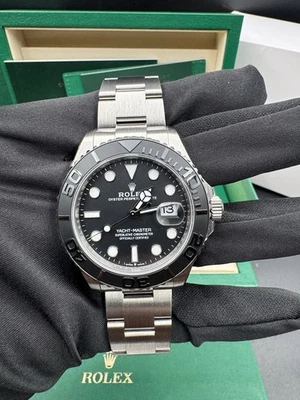 Rolex Yacht Master 226627 2025 42 mm esfera gris titanio caja papeles reloj Foto 1 de 4
