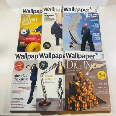 6 Lot Wallpaper Magazine 2012-2013 International Architecture Design group #70 - Image 1 of 4