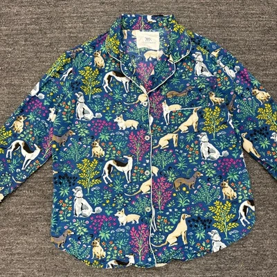 Top pijama estampado Fresh Anthropologie Must Love Dogs mujer manga larga mediana Foto 1 de 4