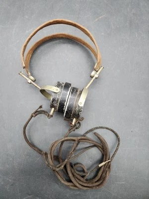 Early Victor Headphone Headset Telephone Set Vintage Chicago Not Tested Antique  - Image 1 of 4