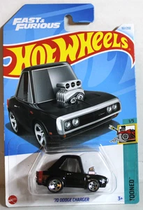 Dodge Charger 161/250 Fast & Furious negro Hot Wheels 2024 Tooned 1/5 '70 - Imagen 1 de 2