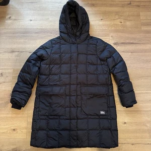 Eddie Bauer Yukon 650 Daunen Parka Damen XL Tall Schwarz Puffer Jacke Mantel LESEN - Bild 1 von 11