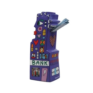 James Rizzi "My Pointy Piggy Bank" Porcelain / GOEBEL - Picture 1 of 1