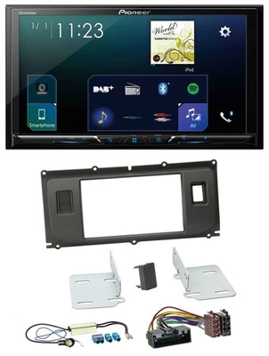 Pioneer MP3 Bluetooth USB 2DIN DAB Autoradio für Land Rover Evoque Blindstopfen - Bild 1 von 4