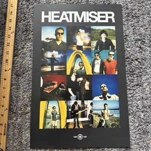 HEATMISER 30th Anniversary 2025 Ltd Ed RARE Tour Poster Indie Rock Post Hardcore - Picture 1 of 7